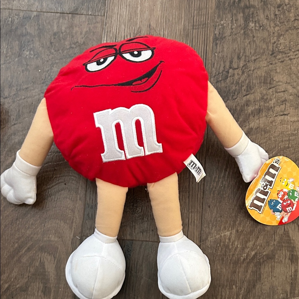 M&M'S Red and White Plush Toy